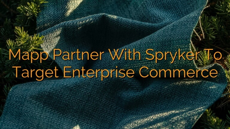 Mapp Partner with Spryker to Target Enterprise Commerce